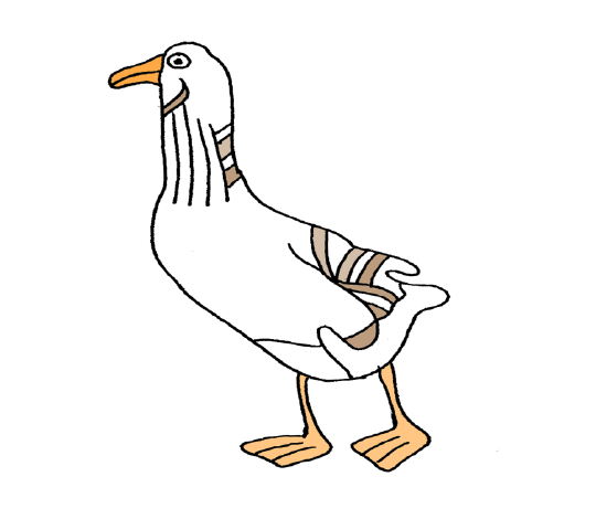 An image of George the Goose