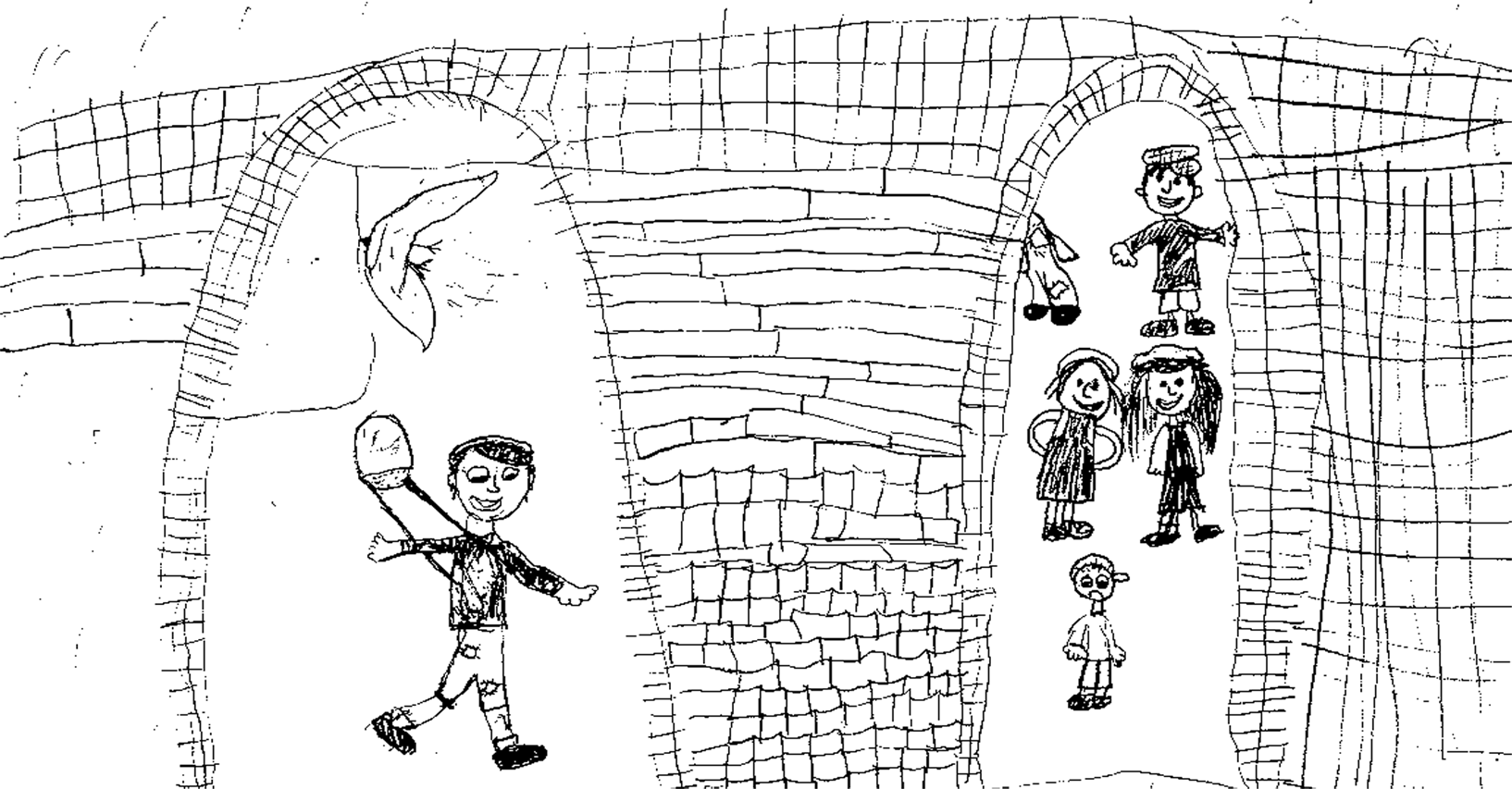 Illustration by children of Milton St John's School