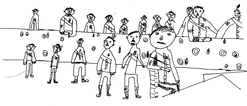 Illustration by children of Milton St John's School